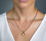 Pink Panache Champagne Beaded Necklace