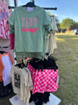 Pink Checker Biker Shorts