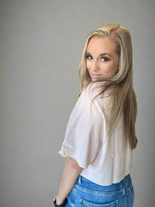 Dark Taupe Crop