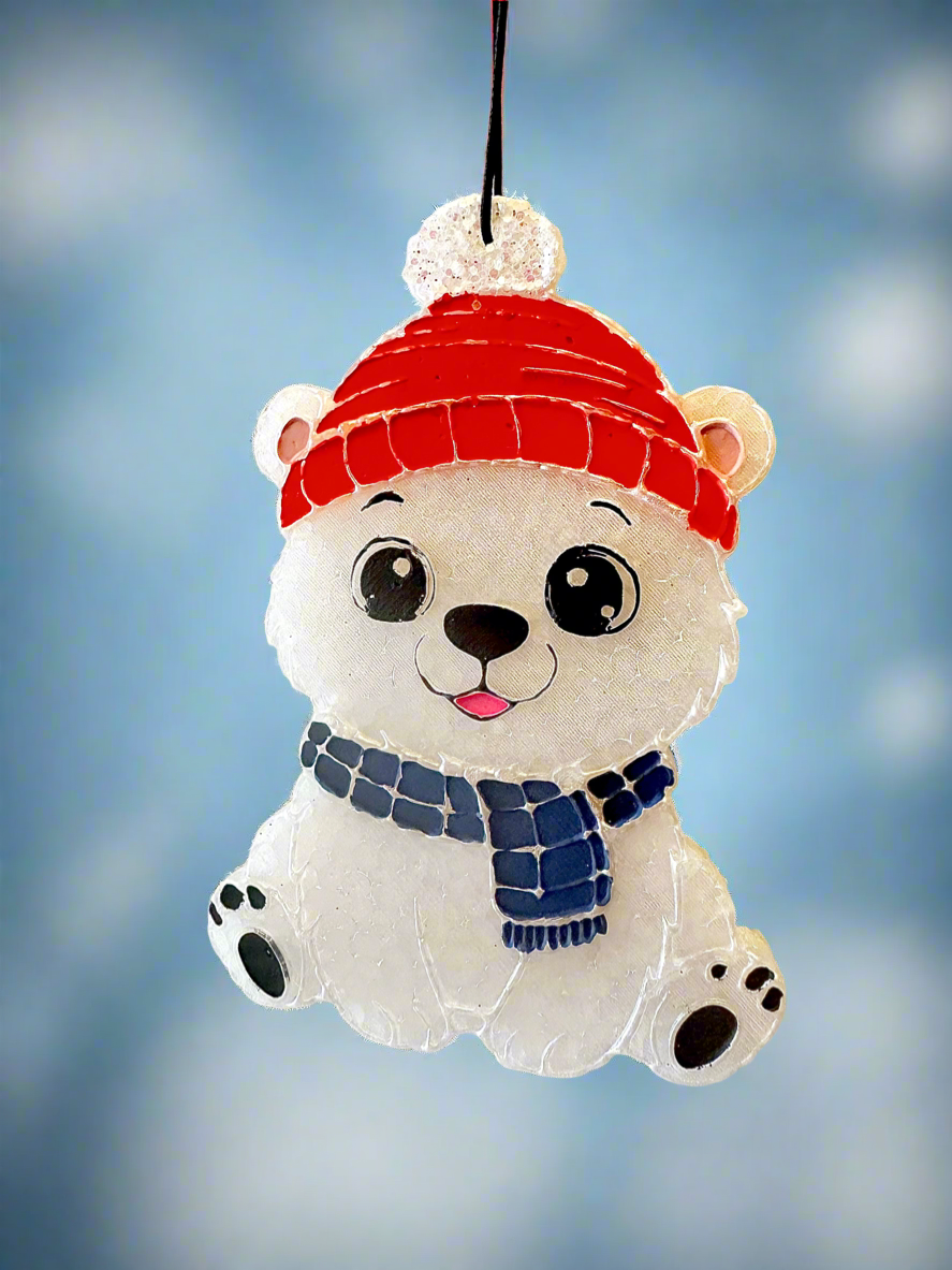 Winter Polar Bear Freshie