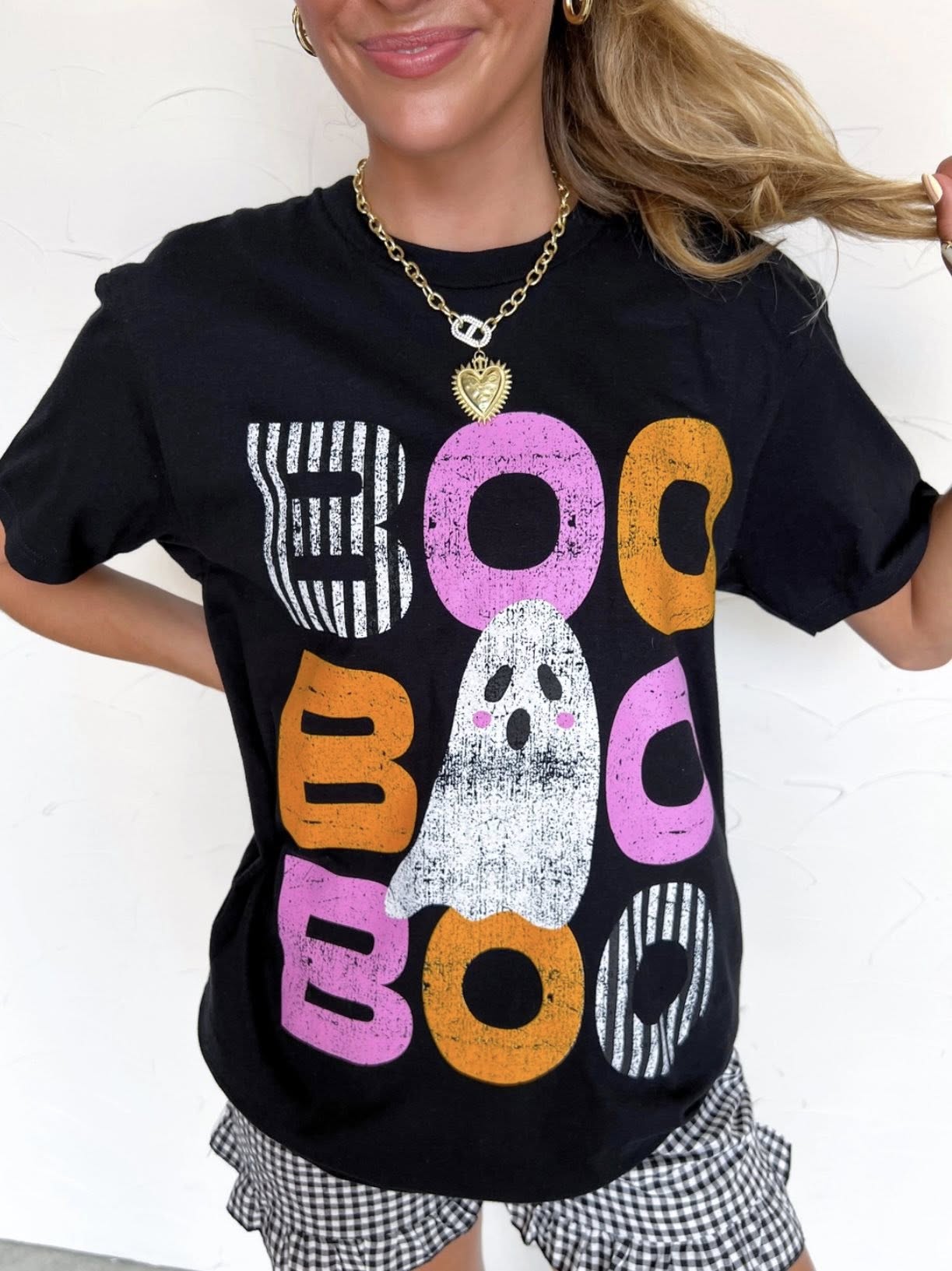 Boo Stacked Tee