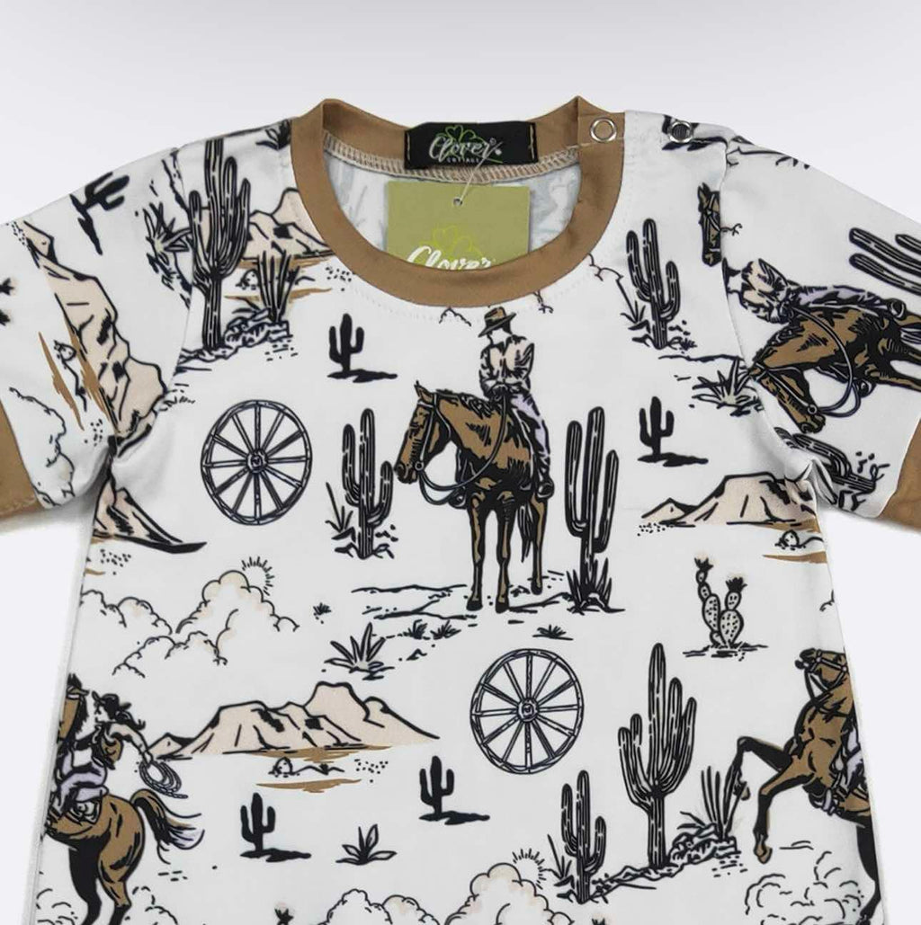 BuckaRoo Boy Romper