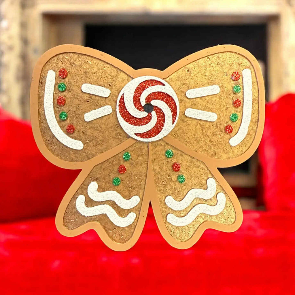 Freshie- Gingerbread Bow