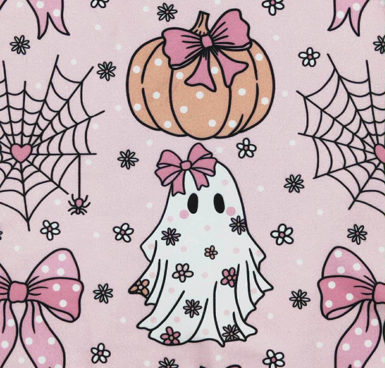 Girly Ghost Baby Romper