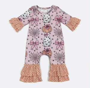Girly Ghost Baby Romper