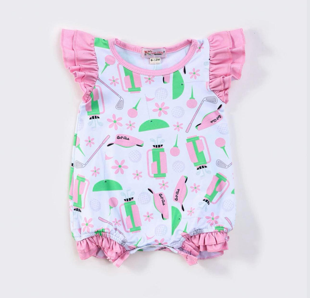 Golf Club Baby Romper