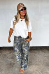 Haddie Camo Wide Leg Pants