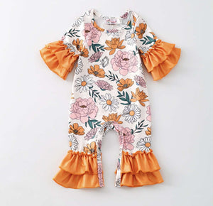 Harvest Blossom Baby Romper