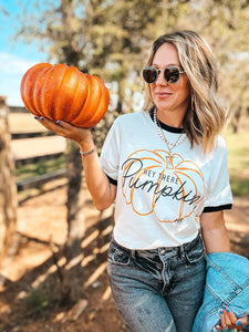 Hey There Pumpkin Ringer Tee