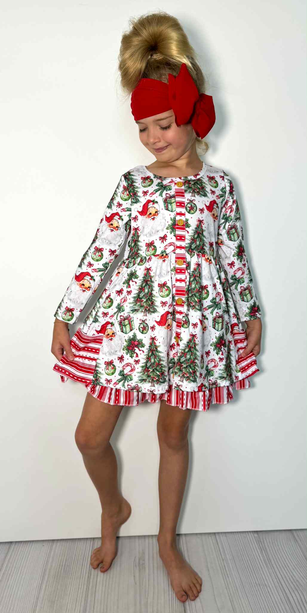 Jolly St. Nicholas Girls Dress