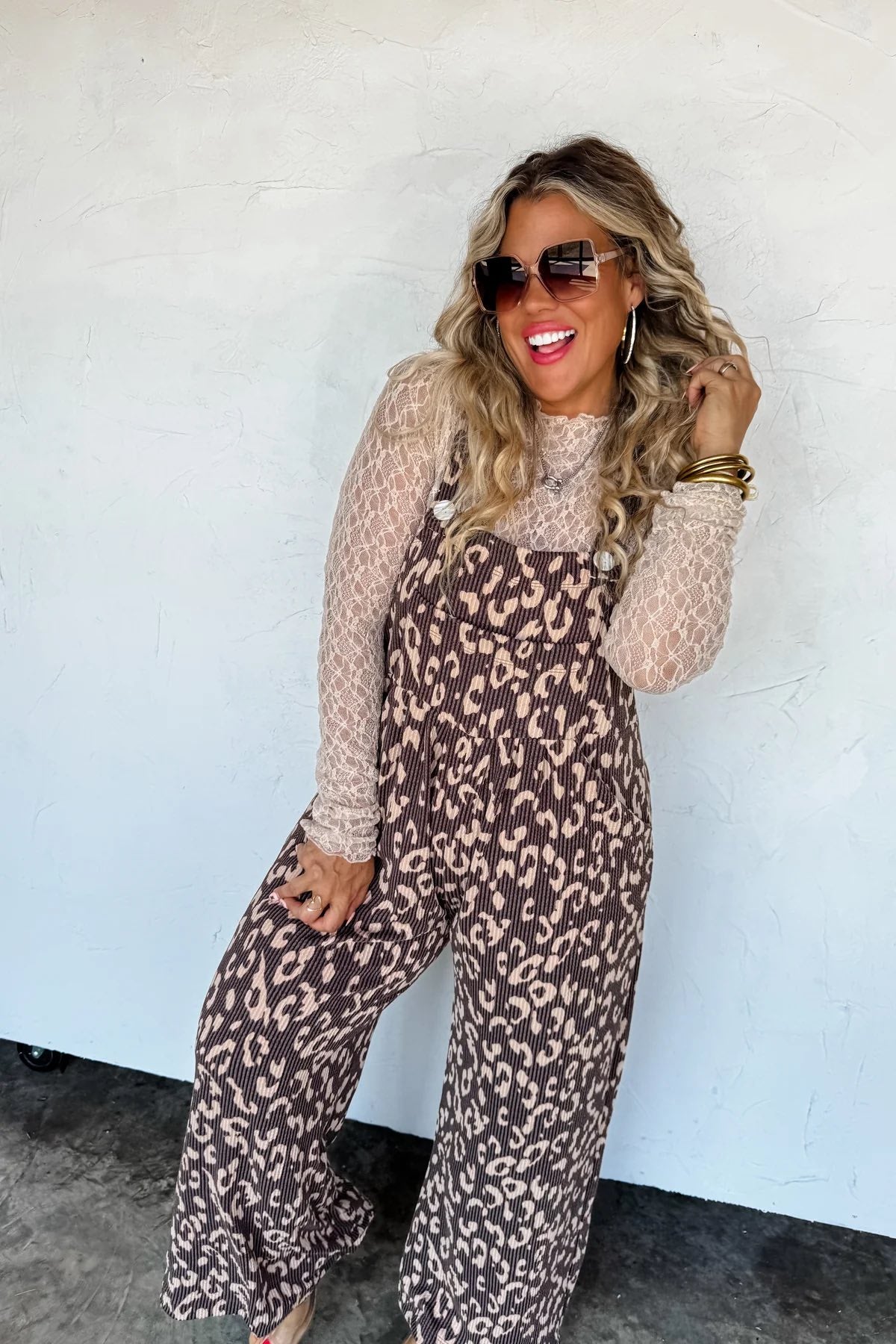Karli Cheetah Overalls