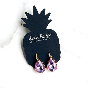 Lilac Drops Earrings