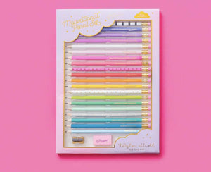 Pencil Set - Motivational - Asst Colors - 22 Pc Set