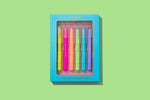 Wax Highlighter Set - Motivational - Asst Colors - 6 Piece Set