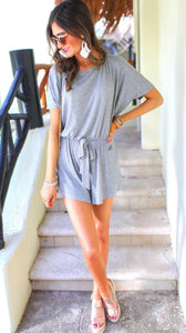 On the Run Ribbed Romper