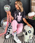 Peace Skelly Mineral Wash Tee