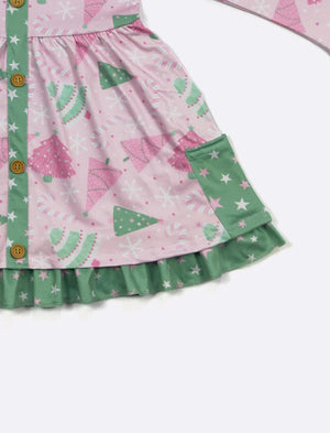 Pink Evergreen Dress