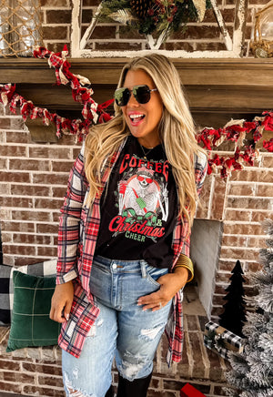 Plaid Print Lola Cardigan
