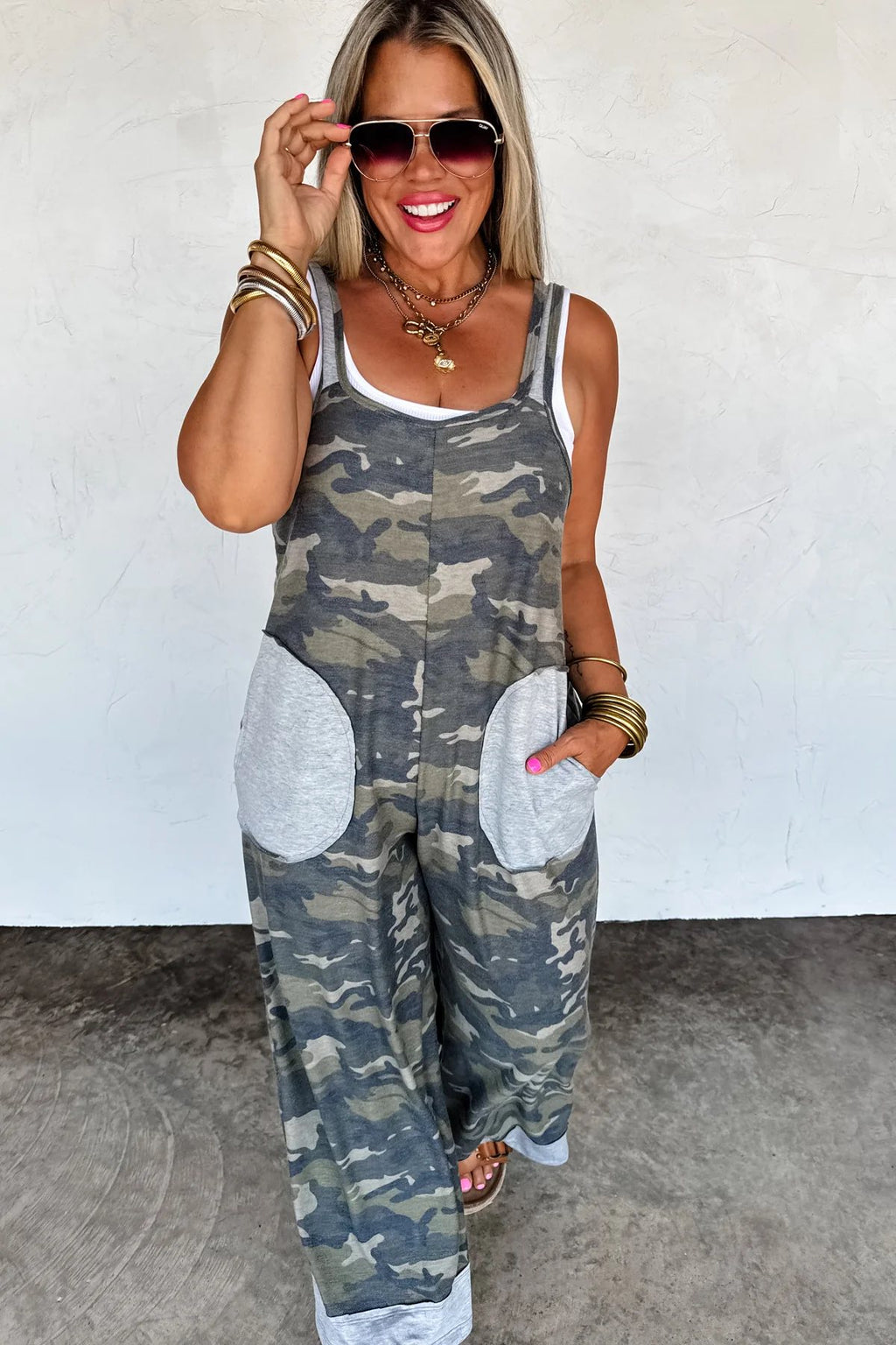 Ricki Camo Jumpsuit