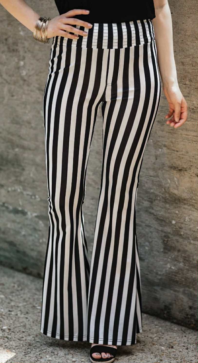 Stay Rowdy Striped Pants