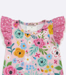 Vivid Blossoms Baby Romper
