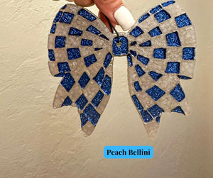 Freshie- Checkered Bow