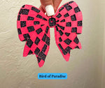 Freshie- Checkered Bow
