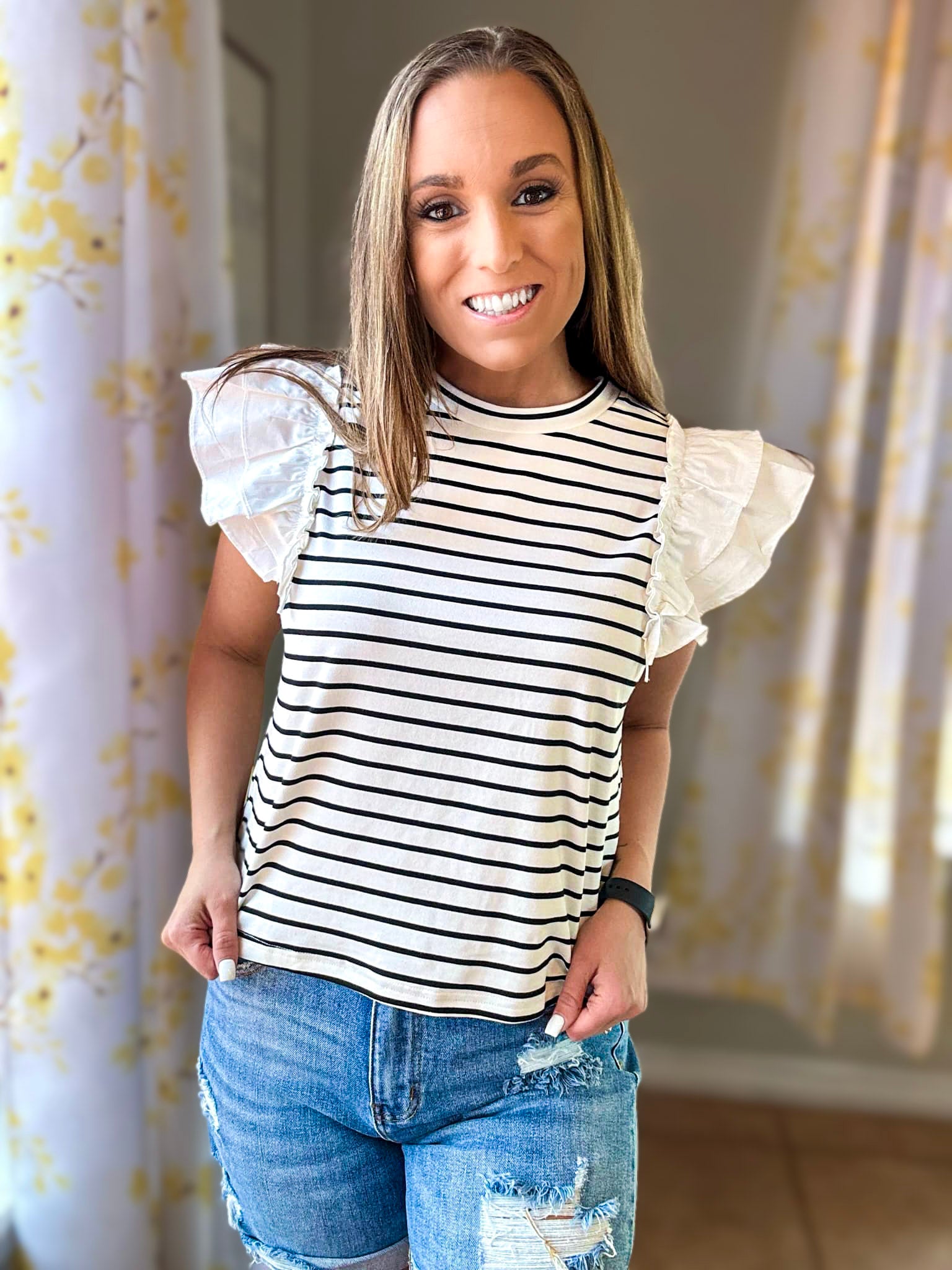 Erin Stripe Top