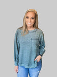 Ash Jade Brushed Fleece Sweater